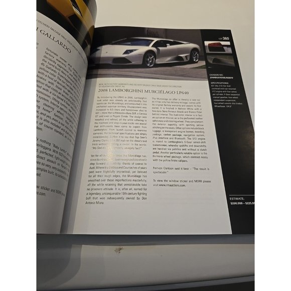 RM AUCTION CATALOG CAR SPORTS & CLASSICS OF MONTEREY AUGUST 2009 August Book ART - Picture 4 of 5